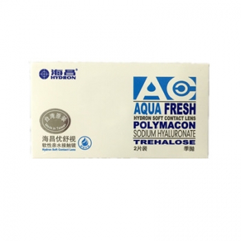 海昌优舒视季抛2片装【台湾原装，舒适水润】