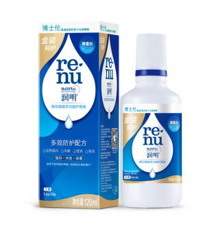 博士伦润明金装120ml【 日期27年10月】