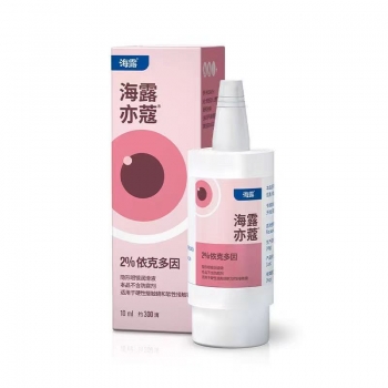 【顶级润眼液】海露亦蔻10ml滴眼液ok镜粉色玻璃正品海露眼液
